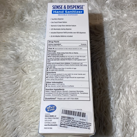 Miracle Brands Battery Op Touchless Sanitizer Dispenser - Picture 2 of 4